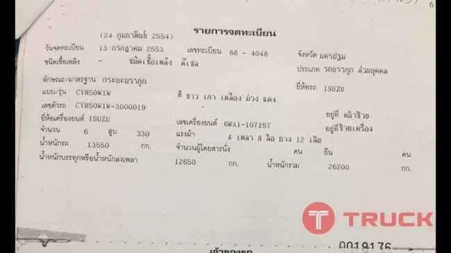 ขายGiga12ล้อดั้ม ยาว6.5เมตร ขายGiga12ล้อดั้ม ยาว6.5เมตร