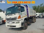 สิบล้อดั้มพ์ Hino Mega 380 แรง ปี 56 กระบะสามมิตร รถวิ่งน้อย โทร 098-253-9012 บีบี