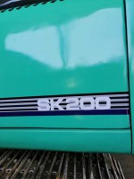สติ๊กเกอร์รถแบคโฮ รุ่น SK200-6 สนใจติดต่อ คุณนิว 095-5877888