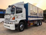 Hino 344 ปี 58 แม่เดี่ยวกระบะล่องไม่ดัมพ์ โทร 098-324-8078