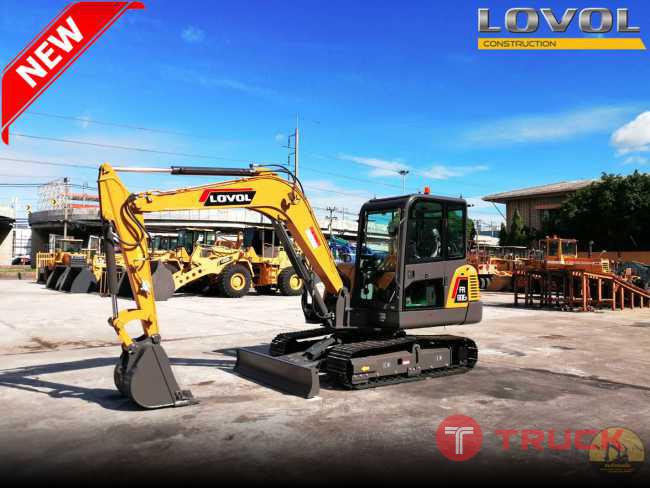 รถขุดใหม่ LOVOL FR60E2 ขนาด 6 ตัน รถมือหนึ่ง นำเข้าทั้งแท้ๆ ไม่เคยใช้งานในไทย สนใจ 083-002-3759