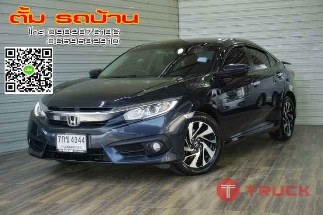 HONDA CIVIC FC 1.8EL i-VTEC AT ปี2018 สีเทา