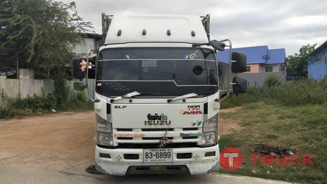 ISUZU 6 ล้อ กระบะบรรทุก(มีข้างเสริม)NQR75L5AH