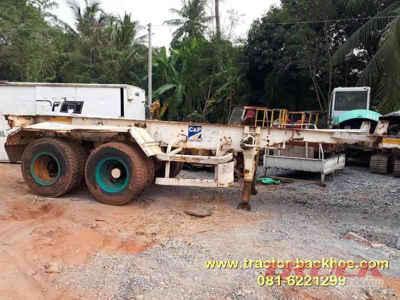 ขาย หางเทรเลอร์ พ่วงลาก สำหรับหัวลาก trailer ใส่ตู้บรรทุก 20 ฟุต เก่าญี่ปุ่น