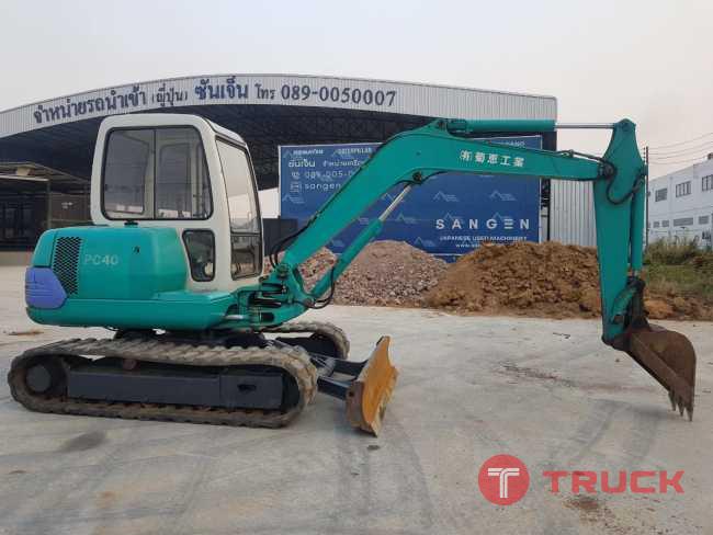 Komatsu PC40-7 รถแบคโฮ จากญี่ปุ่น 086-0044333 065-8844400 089-0080077 089-0050007 www.nmc99.com