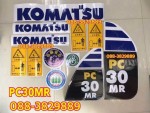 สติกเกอร์ komatsu pc30mr สนใจสินค้าติดต่อ เบอร์ 088-3829889 คะ IDline 088-3829889 คะ