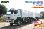 ขายสิบล้อดั้มพ์พ่วงแม่ลูก ISUZU FXZ 360 แรงม้า ปี 57 โทร 081-3739793
