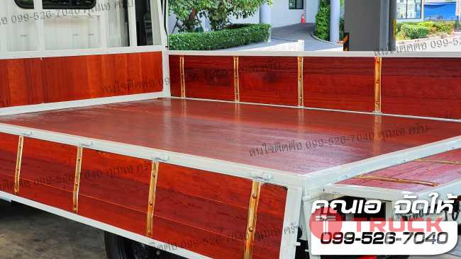 ISUZU NLR 130 ติดตั้งกระบะคาโก้