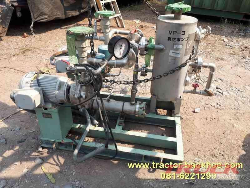 ขายตามสภาพ มอเตอร์ ปั๊มแรงดัน สแตนเลส สำหรับส่งอาหารเหลว น้ำ เก่าญี่ปุ่น มอเตอร์คู่ ไฟ 3 เฟส