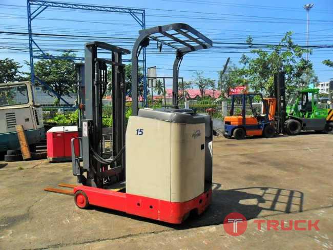 ขาย รถยก (ฟอร์คลิฟท์) นิชิยู รุ่น FBRM15-75-350 รถยกไฟฟ้ายืนขับ แบตเตอรี่ดี ขนาด 1.5 ตัน เสาสูง 3.5 เมตร สภาพดี รถนำเข้าจากญี่ปุ่น ชั่วโมงการใช้งานน้อย