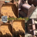บุ้งกี๋SK200-8 กว้าง115c สนใจติดต่อ คุณนิว โทร 095-5877888