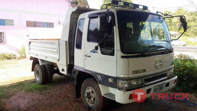 ขายดั้ม HINO สีขาว 6 สูบ 195 แรงม้า ขายดั้ม HINO สีขาว 6 สูบ 195 แรงม้า