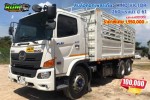 ขายสิบล้อคอกเพลาเดียว HINO VICTOR 260 แรงม้า ปี 61 โทร 081-3739793