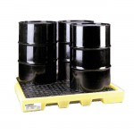 พาเลทวางถังสารเคมีเหลวSpillPaller 4 Drum Workstation