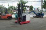 ขาย รถยก (โฟล์คลิฟท์) นิชิยู รุ่น FBRMW15-75-550M รถยกไฟฟ้ายืนขับ ขนาด 1.5 ตัน เสาสูง 5.5 เมตร สภาพดี รถนำเข้าจากญี่ปุ่น ชั่วโมงการใช้งานน้อย