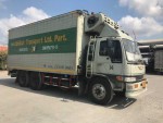 ขายรถบรรทุกสิบล้อตู้เย็น Hino KT925 เครื่อง EH700 รถปี 2531