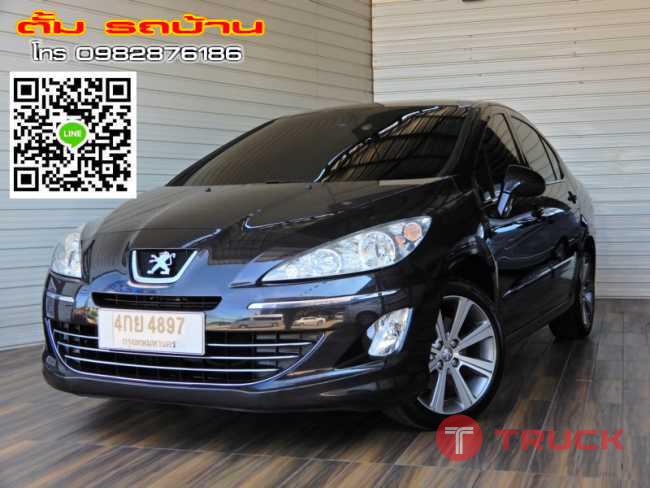 PEUGEOT 408 1.6TURBO SEDAN AT ปี2014 สีดำ