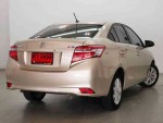 TOYOTA VIOS 1.5E สีน้ำตาลอ่อน เกียร์AT ปี2013 รถหรู รถสวย รถคุณภาพ ราคาพิเศษ