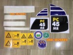 สติกเกอร์ komatsu pc45mr สนใจสินค้าติดต่อ เบอร์ 088-3829889 คะ IDline 088-3829889 คะ