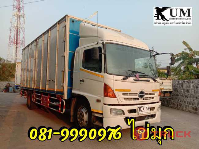 ขายค่ะHino Mega ปี 53 หกล้อตู้สิบบาน 081-9990976 ไข่มุก