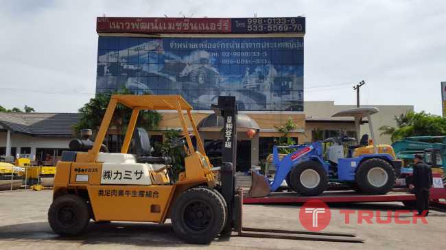 Komatsu FD35 งายาว เสาสูง 3 ม. จากญี่ปุ่น โทร 086-0044333 065-8844400 089-0080077 089-0050007 www.nmc99.com