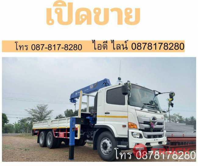 รถเฮี๊ยบฮีโน่ 6 ล้อใหญ่ ติดเครน 5 ตัน โทร0878178280
