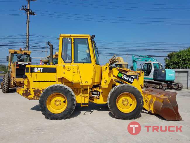 ขายรถตักล้อยาง ยี่ห้อ CATERPILLAR 910E บุ้งกี๋ 1.3 คิว นำเข้าจากอเมริกาแท้ ไม่เคยใช้งานในไทย