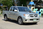 Toyota Hilux Vigo 2.5 EXTRACAB E Pickup MT 2008 สีเทา ลดราคา