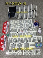 สติกเกอร์ komatsu pc200-6 สนใจสินค้าติดต่อ เบอร์ 088-3829889 คะ IDline 088-3829889 คะ