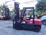 ขายฟอร์คลิฟท์มือสอง ยี่ห้อ Nissan รุ่น PJ02 ขนาด 2 ตัน เสา 2 ชัก ยกได้สูง 4 เมตร สภาพสวย รถนำเข้าจากญี่ปุ่น