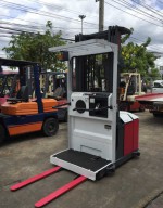 ขาย รถยก Order Picking ยี่ห้อ นิชิยู รุ่น RB10-45-500M รถยกไฟฟ้า ขนาด 1 ตัน เสาสูง 5 เมตร สภาพสวย รถนำเข้าจากญี่ปุ่น ชั่วโมงการใช้งานน้อย