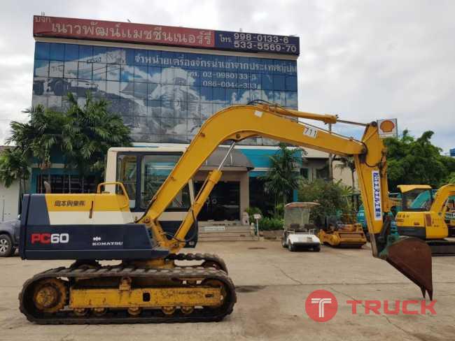 Komatsu PC60-6 รถแบคโฮจากญี่ปุ่น 086-0044333 065-8844400 089-0080077 089-0050007 www.nmc99.com