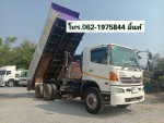 สิบล้อดั้มพ์Hino mega380แรง ปี56สอบถามโทร062-1975844มิ้นท์