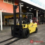 ขายฟอร์คลิฟท์มือสอง ยี่ห้อ มิตซูบิชิ รุ่น FD45 เครื่องยนต์ ดีเซล ขนาด 4.5 ตัน เสา 2 ชัก ยกได้สูง 4 เมตร สภาพสวยเดิม ๆ รถนำเข้าจากญี่ปุ่น ชั่วโมงการใช้งานน้อย