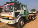 ขายเทรลเลอร์ขึ้นรถแบคโค200ได้สบาย MITSUBISHI FUSO 195แรง 2เพลา เกียร์10สปีด