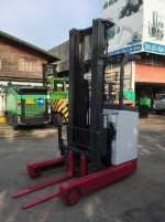 ขาย รถยก (ฟอร์คลิฟท์) นิชิยู รุ่น FBRMW18-75B-600MSN รถยกไฟฟ้ายืนขับ ขนาด 1.8 ตัน เสาสูง 6 เมตร สภาพดี รถนำเข้าจากญี่ปุ่น ชั่วโมงการใช้งานน้อย