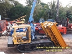 ขาย รถบรรทุกตะขาบ ดั๊มเปอร์ moorooka mst 600 ติดเครนสลิง 2.5 ตัน เครื่องมิตซู ดีเซล 4 สูบ