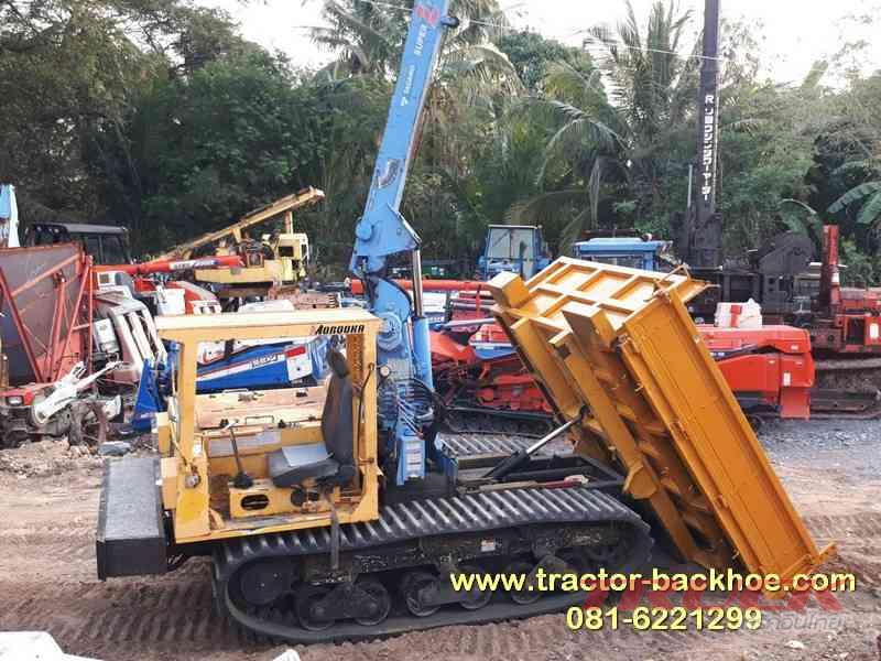 ขาย รถบรรทุกตะขาบ ดั๊มเปอร์ moorooka mst 600 ติดเครนสลิง 2.5 ตัน เครื่องมิตซู ดีเซล 4 สูบ