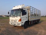 ขาย6ล้อคอกเหล็กHINO MEGA150แรงกระบะเหล็กยาว5.50M แชชซีสวยเครื่องเดิม เอกสารทะเบียนครบ พร้อมใช้งาน หัวเดิม