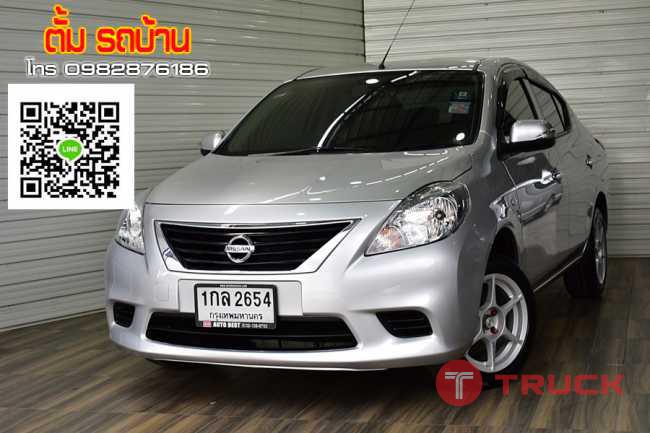 NISSAN ALMERA 1.2E MT ปี2013 สีเทา (เกีบร์ธรรมดา)