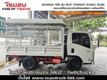 4ล้อไม่ติดเวลารถบรรทุกอีซูซุ รุ่นNLRกระบะคาร์โก้โครงหลังคาผ้าใบ