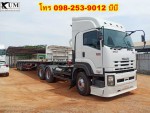 สิบล้อหัวลาก Isuzu GXZ 360 ปี 55 พร้อมหางพื้นเรียบ สามเพลา ปี 59 โทร 098-253-9012 บีบี