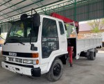 ขาย 555000 รถ 6 ลัอ ISUZU ROCKY 195 แรง ยาว 5 8 เมตร ยาง825 16 ติดเครน